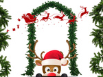 Christmas decorative garland 280cm