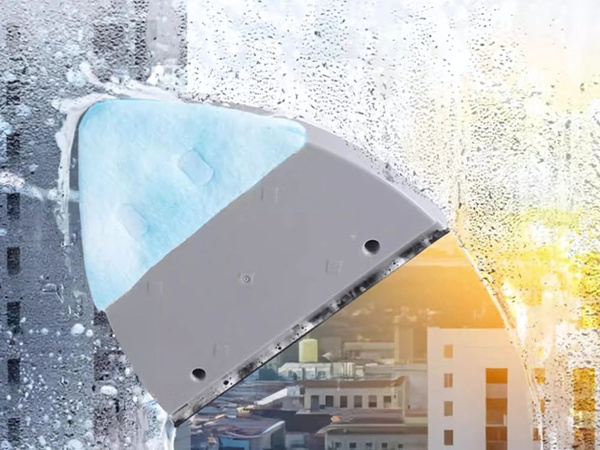 Double-sided magnetic window cleaner strong magnets precise squeegee