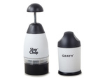 Rotary vegetable chopper onion cheese grater