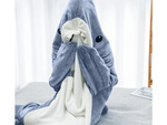 Tiburón manta pijama pijama traje caliente invierno sudadera con capucha gruesa m