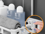 Bathroom shelf over toilet seat free-standing wc 2 shelves shelf toilet