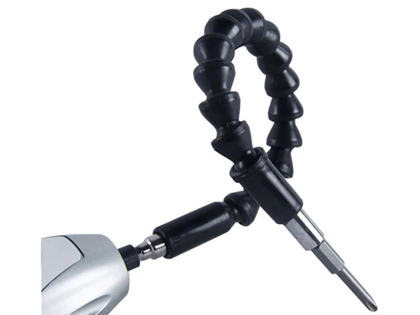 Paindlikud otsakute pikendused kruvikeerajatele puuridele