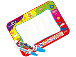 Tapis d'aquarelle grandes lettres chiffres éducation