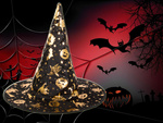 Pălărie de vrăjitoare de halloween