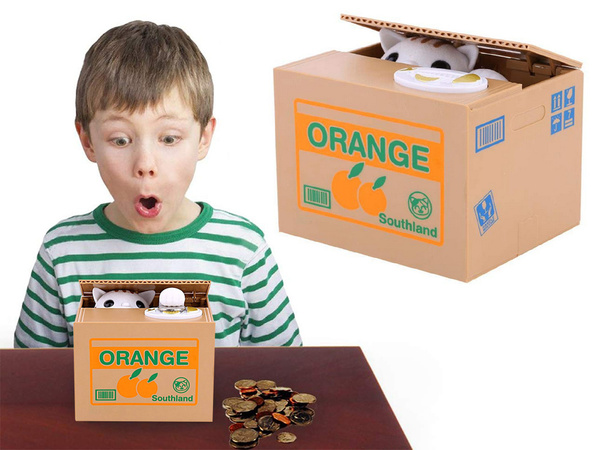 Moneybox kaķēns kaķēns interaktīvais automāts meows