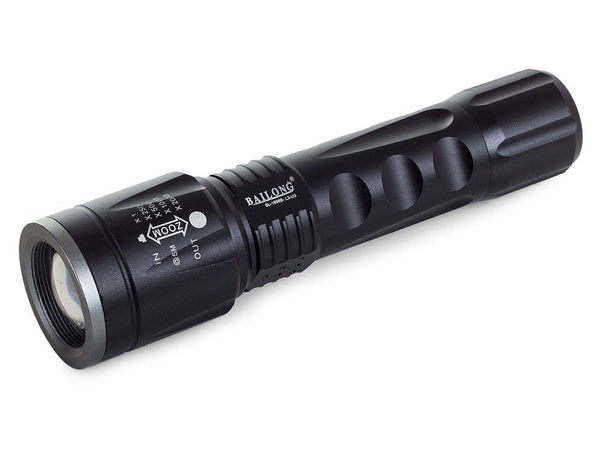 Bailong tactical led torch cree zoom xm-l3 u3