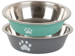 Bol en métal antiglisse pour chien 150ml