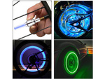 Valve de vélo lumineuse par roue 2 pièces