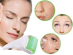 Cooling roller massager face neck body ice
