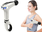 Pistolet do masażu pleców ciała nóg masażer mocny massage gun 4 końcówki
