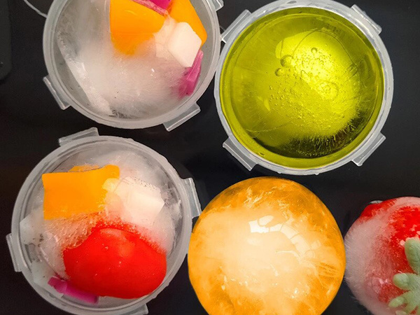 Jääpallid jäävormi komplekt 4 tk joogipall