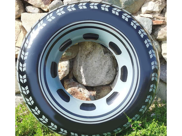 Mazs 50 cm piepūšamais ritenis mazulim peldēties baseina ūdenī