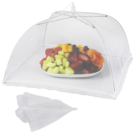 Szúnyogháló fedél élelmiszer gyümölcs grill rovarvédelem 34cm