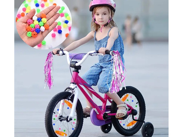 Színes gömbök decorative bike gyöngyök 36db
