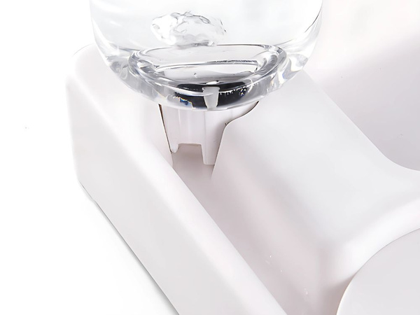 2in1 doppel-futter- und wassernapf mit 500 ml reservoir für hund und katze