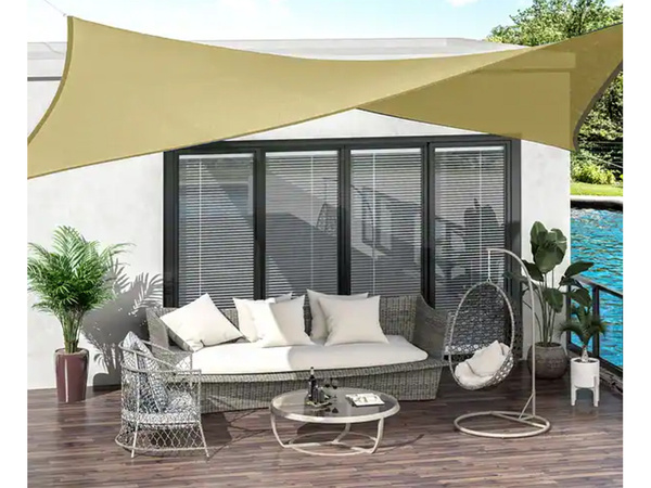 Sunshade dreptunghiular grădină impermeabil naviga 4x3m copertină