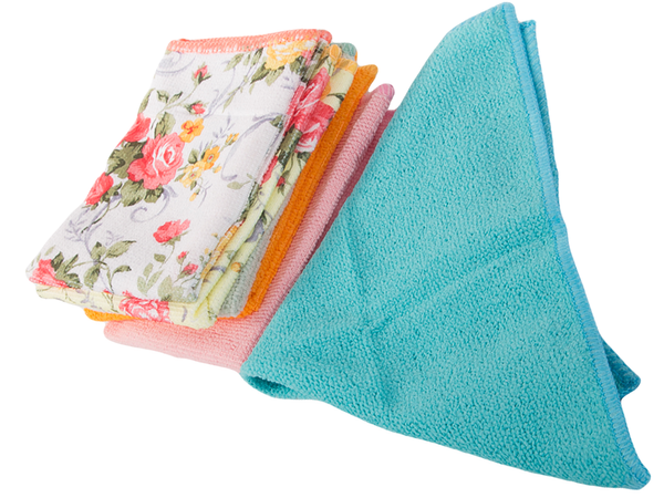 Paños de microfibra juego de 6 paños de limpieza