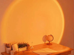 Projektor lamp päikeseloojangu päikesetõusu imitatsioon led rgb usb + kaugjuhtimispult