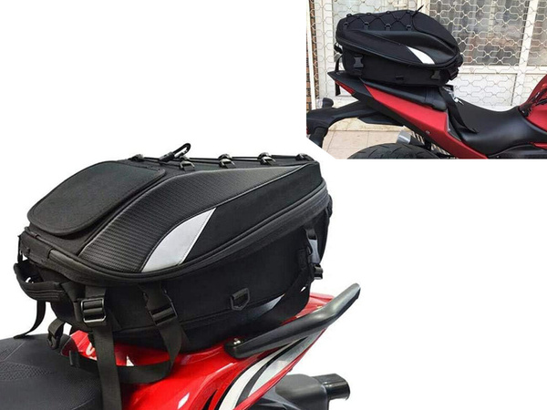 Motocicletă rucsac motocicletă cască impermeabil sac pannier scaun 2in1