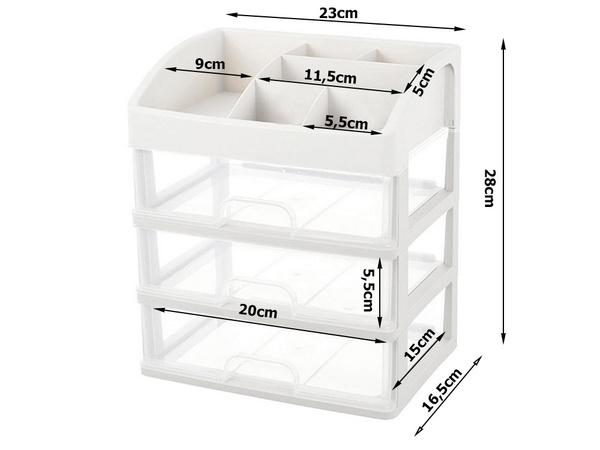 Casket cosmetics organiser drawers xxl