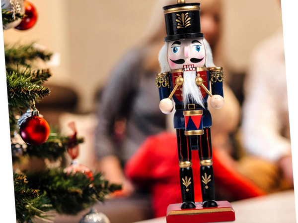 Figurine de noël décorative en bois de soldat casse-noisette cadeau