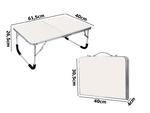 Mesa plegable mesa turistica bajo tienda maleta jardin 40x30