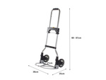 Carro de almacén plegable plano 70kg