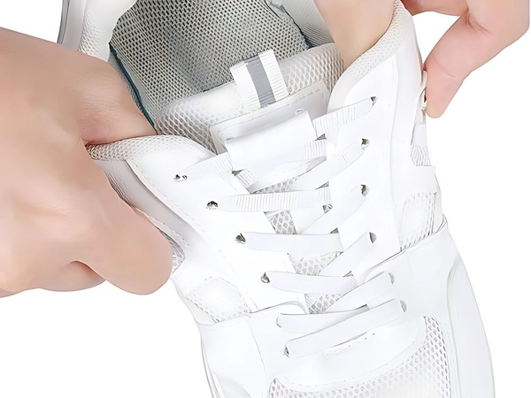 Lignes de chaussures elastiques non liantees 100 cm