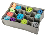 Organizador ropa interior calcetines cajon armario 24 compartimentos papelera