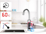 Calentador de agua eléctrico flower kran kuchen batería lcd 3kw