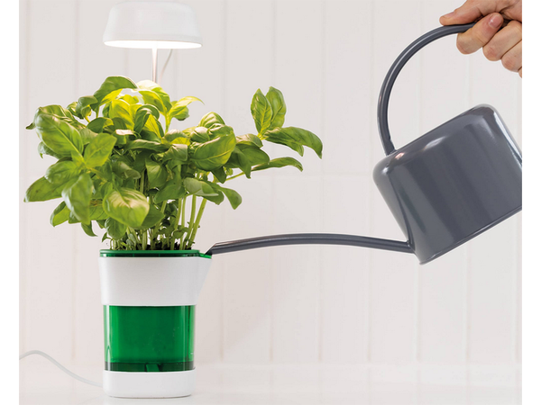 Pflanzenwachstum paneel lampe 6 led 4 uv selbst bewässerung topf