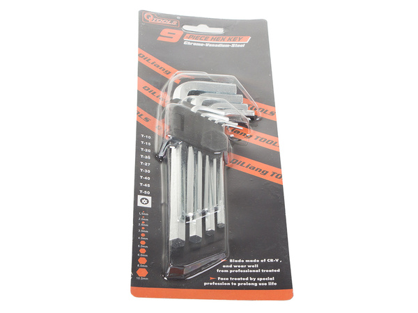 Imbus keys 1,5-10 9-piece spanner set