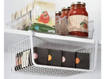Metal basket suspended kitchen shelf hanging shelf organiser