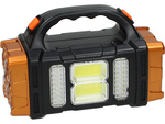 Torche solaire portable rechargeable led cob powerbank projecteur