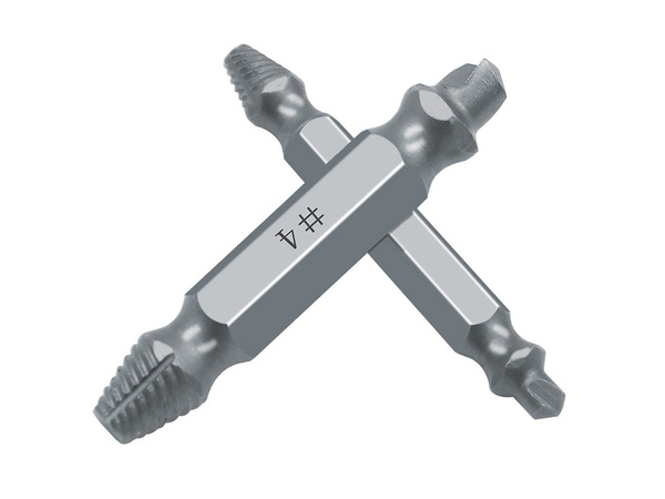 Винтовые экстракторы для сломанных штифтов 4 шт.