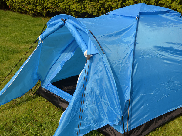 Cort de camping în aer liber plasă de țânțari 2 persoane vestibule