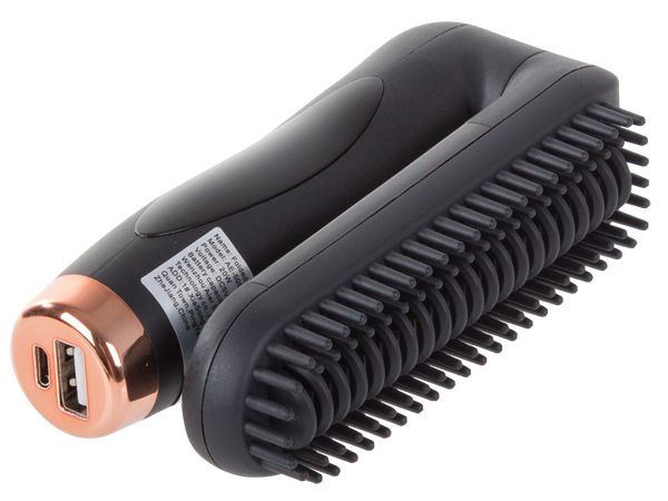 Straightener beard and hair comb brush