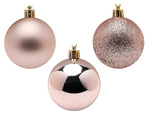 Pom de crăciun baubles 30pcs golden brilliant blinger mat