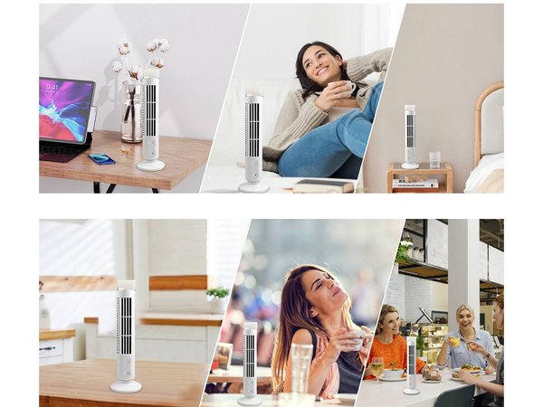 Sloupový ventilátor lampa stolní ventilátor stojící ventilátor bez lopatek dmychadlo
