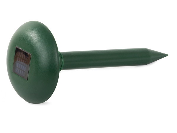 Silny odstraszacz solarny na krety nornice myszy kuny gryzonie 1000 m2