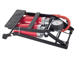 Foot pump two-piston end pump