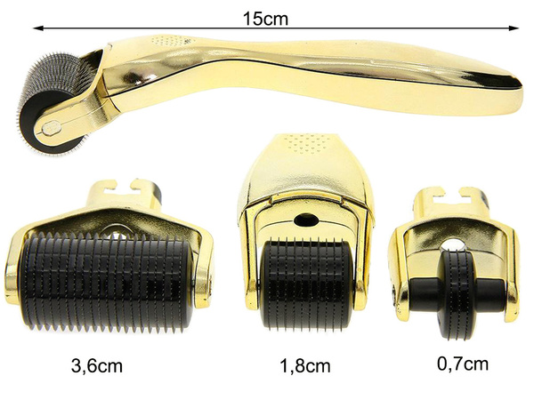 Mezoterapijas cūku masāžas masāžas līcekļa masāžas roller 3in1