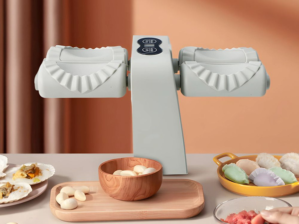 Máquina eléctrica automática para hacer empanadillas, doble