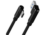 Usb-c typ c angle charging qc cable to phone 1m