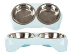 Metal dual dog box 350ml x 2