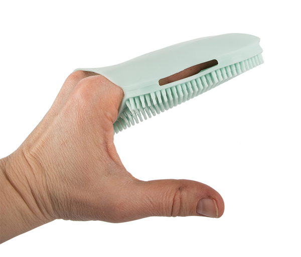 Mycí houbová kartáčová hlava a masáž těla