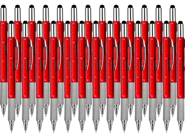 Stylo multifonction tournevis multitool 6in1 niveau à bulle clip