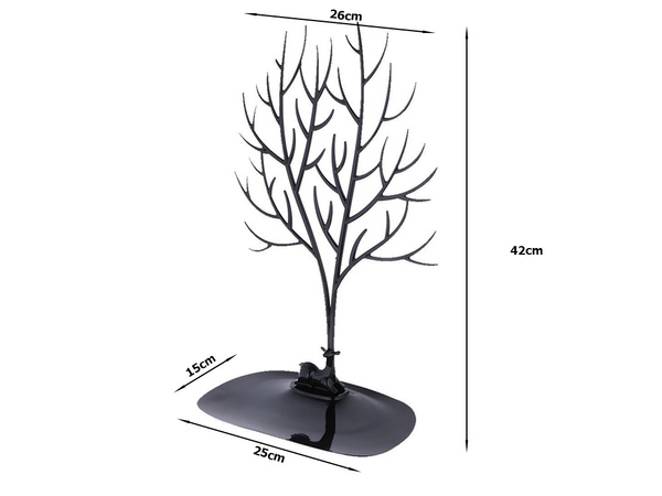 Ékszer állvány karkötők fülbevalók szervező szarvas fa kijelző