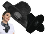 Nackenschmerzen linderung nackenmassagegerät erwärmung massage stirnband usb leicht