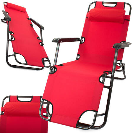 Silla de playa plegable gravedad cero 2en1 silla turística